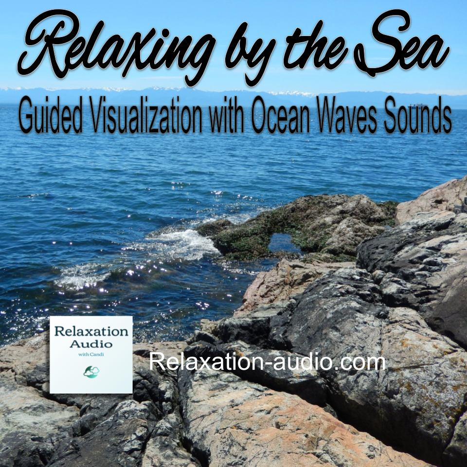 relaxing by the sea picture of ocean waves and rocks