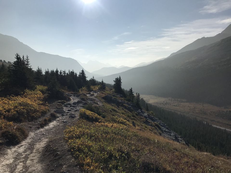 peaceful mountain path